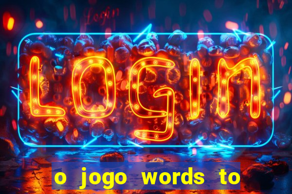 o jogo words to win paga mesmo